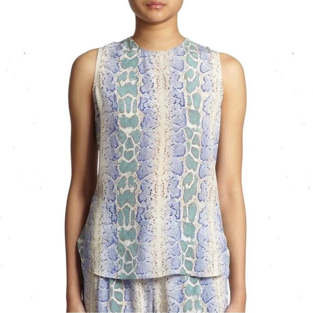 Equipment Sleeveless Snakeprint Top